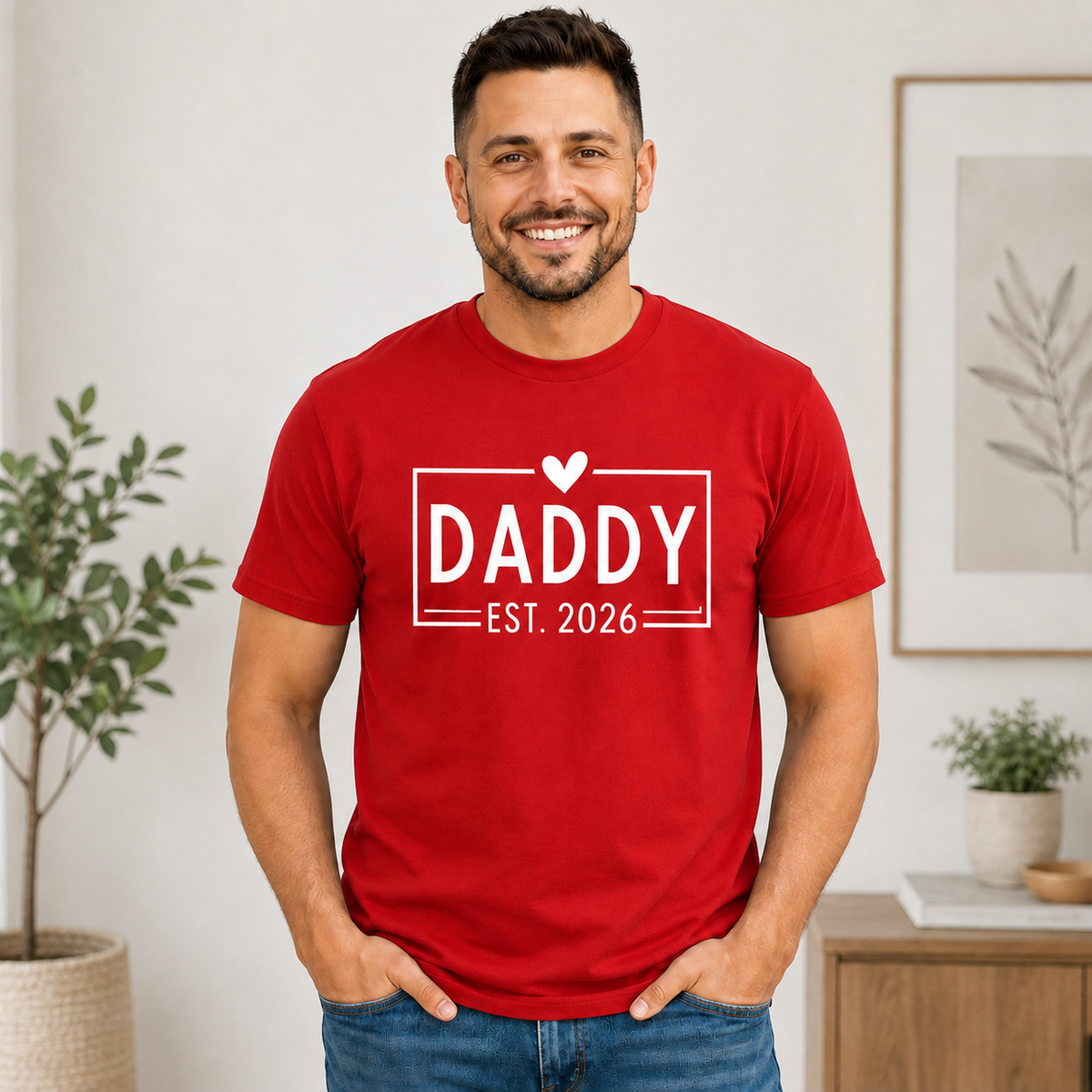 Mommy & Daddy EST. 2026 T- Shirts- New Parents Matching Shirts