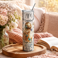 I Am Confident Inspirational Tumbler | 20oz Stainless Steel Skinny Tumbler