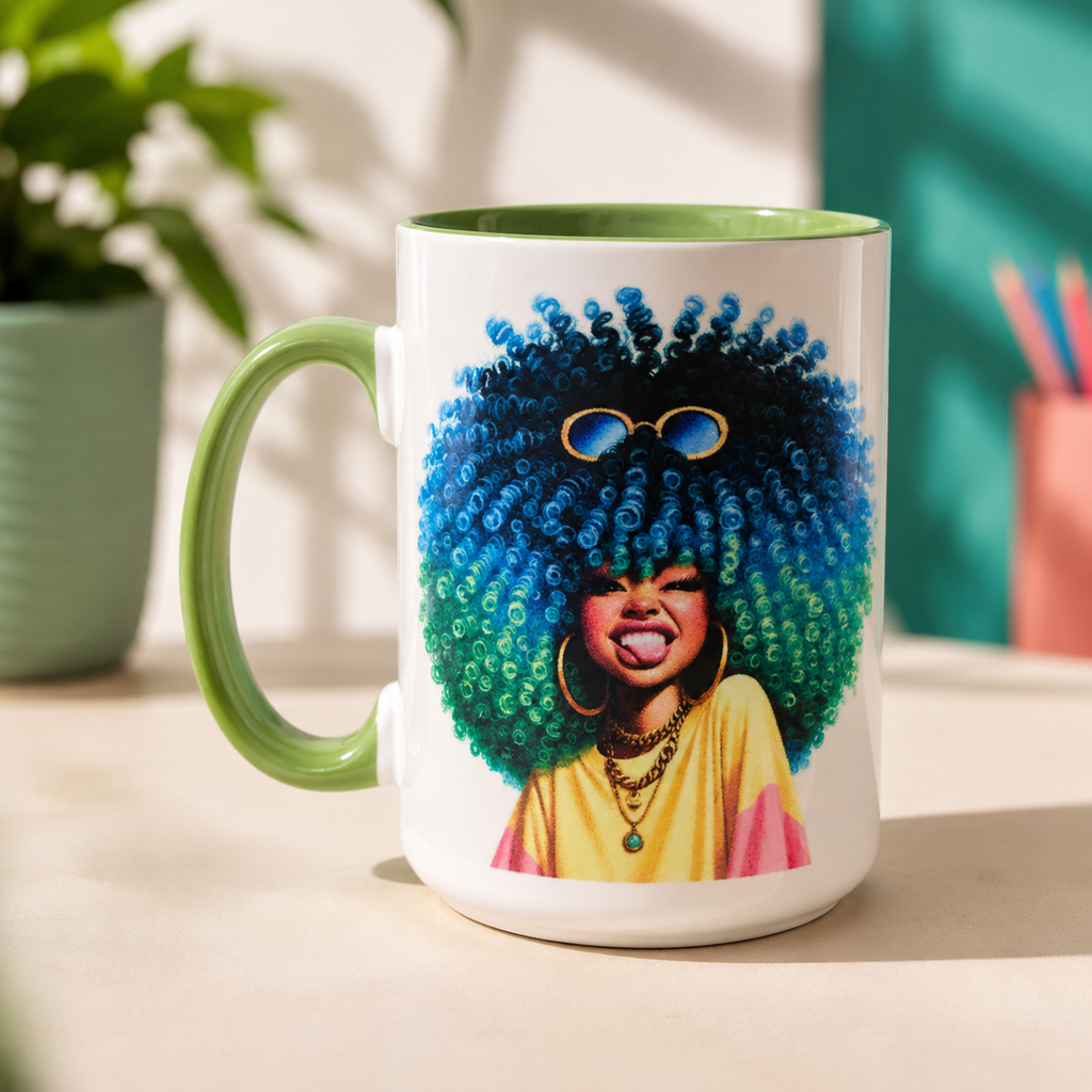 I Am Bold Inspirational Accent Mug (11 oz, 15 oz)