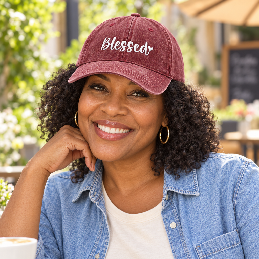 Faith-Inspired Embroidered Hats - Choose Your Style