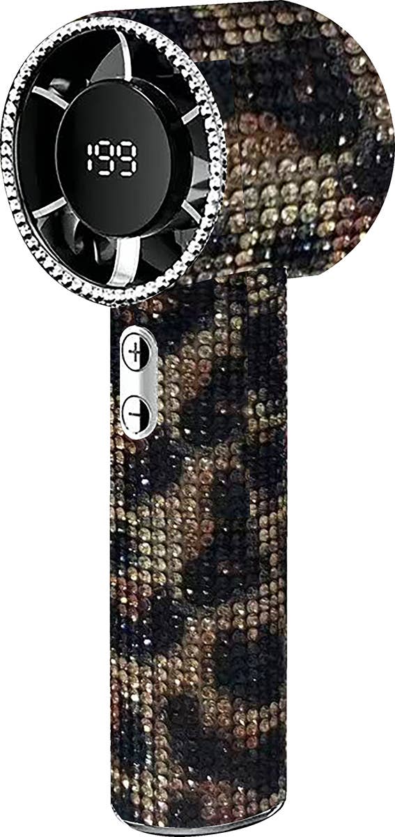 Rechargeable Crystal Handheld Fan