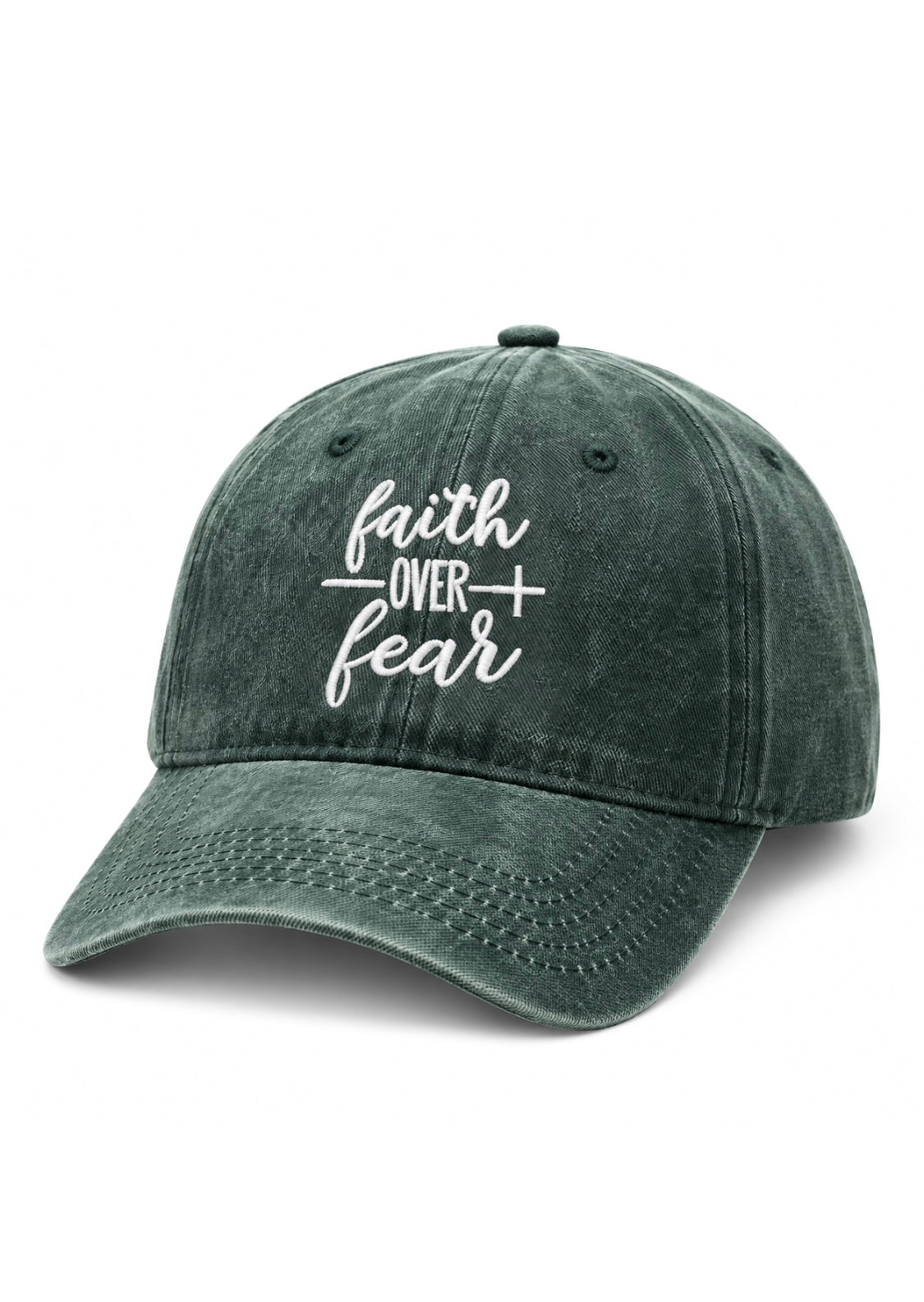 Faith-Inspired Embroidered Hats - Choose Your Style