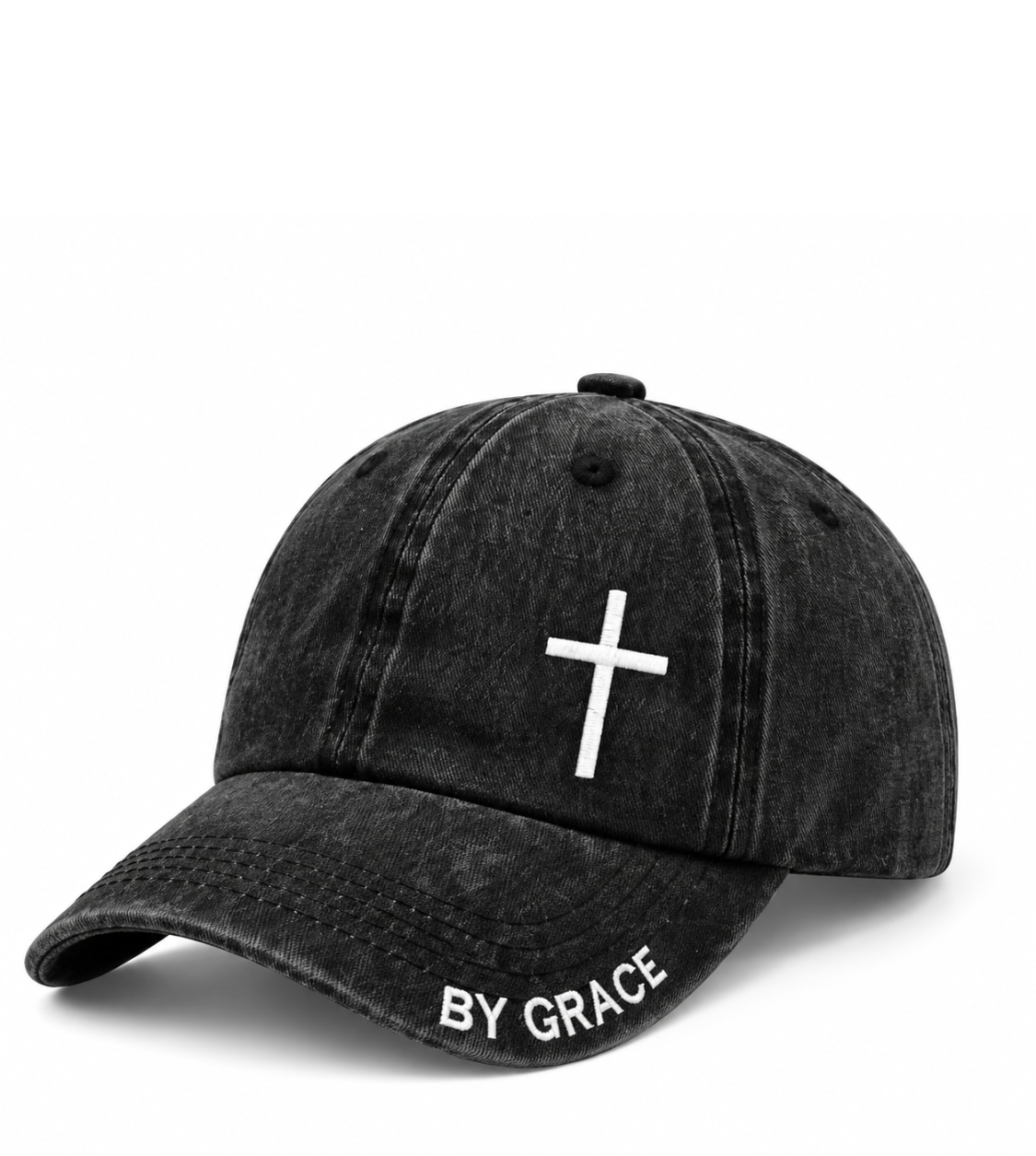 Cross Embroidered Faith Hats - Choose Your Style