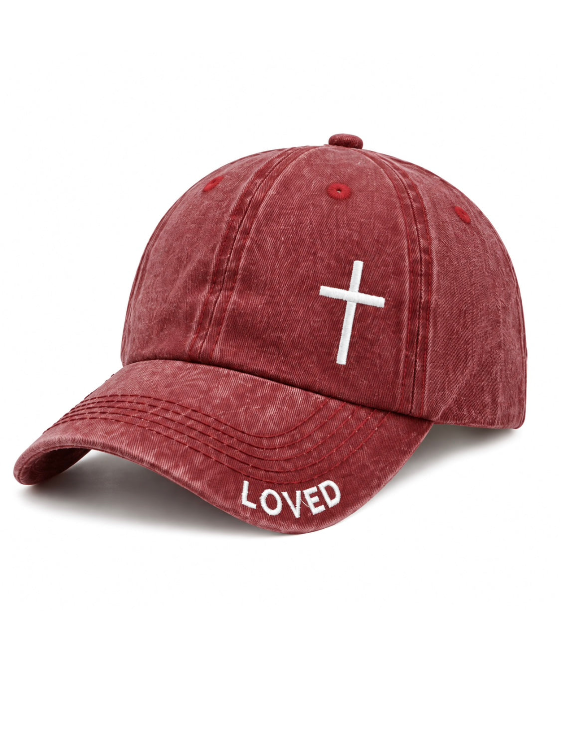 Cross Embroidered Faith Hats - Choose Your Style