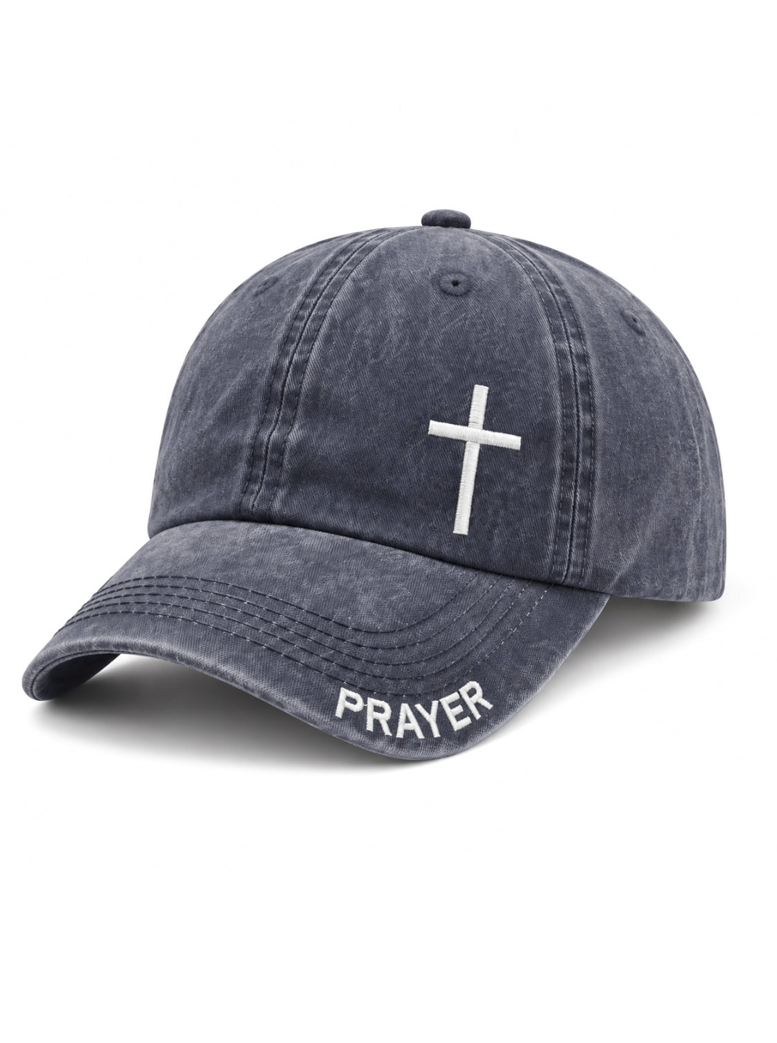 Cross Embroidered Faith Hats - Choose Your Style